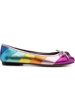 Kurt Geiger Flade ballerinaer med metallisk effekt