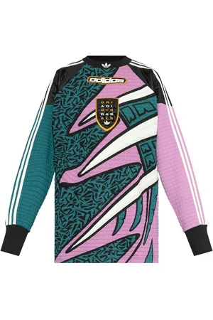 adidas Langærmet fodboldtop med grafisk mønster