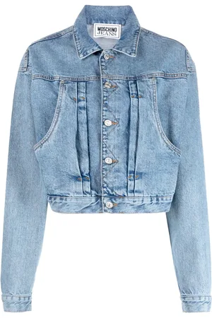Moschino Cropped denimjakke