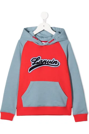 Lanvin Hættetrøje med colourblocking og logo