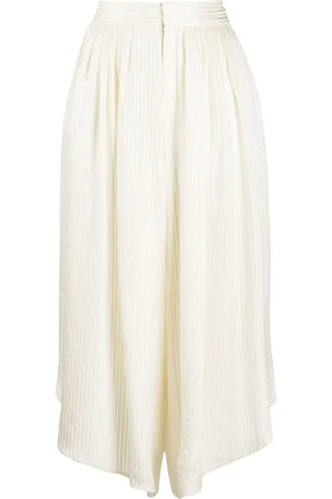 Etro Lurex-stribede silke-culotte-bukser