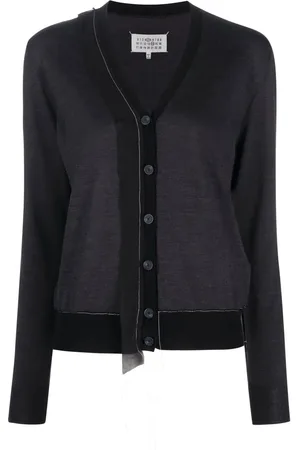 Maison Margiela Work-In-Progress cardigan i uldblanding