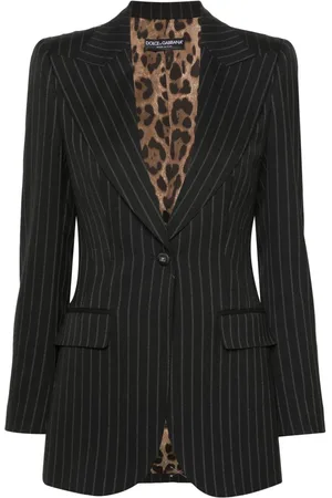 Dolce & Gabbana Enkeltradet nålestribet blazer