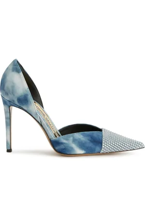 ALEXANDRE VAUTHIER 105mm pumps med batiktryk