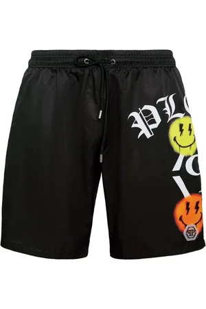Philipp Plein Badeshorts med logotryk
