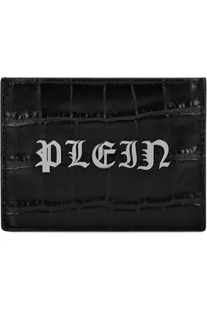 Philipp Plein Krokodillepræget Gothic Plein kortholder