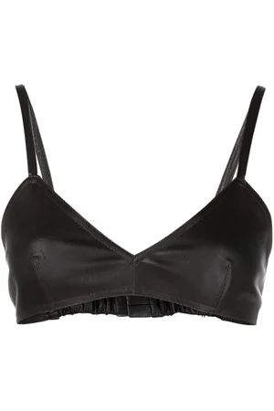 The Mannei Aurora bralette i læder