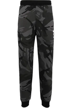 A Bathing Ape Joggingbukser med smalle ben og kamuflagetryk