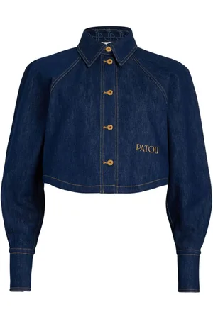 Patou Cropped denimskjorte