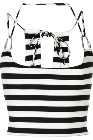 MONSE Cropped top med halterneck