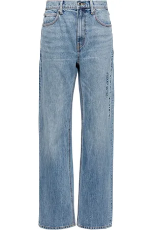 Alexander Wang EZ - MID RISE RELAXED STRAIGHT LOGO EMBOSS