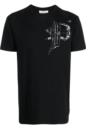 Philipp Plein Kortærmet T-shirt med grafisk tryk