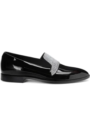 Giuseppe Zanotti Eflamm loafers med krystaludsmykning