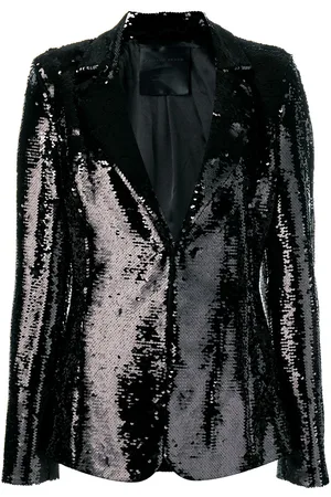 Philipp Plein Blazer med pailletudsmykning