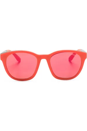 Emporio Armani Boyfriend Reverse solbriller med firkantet stel