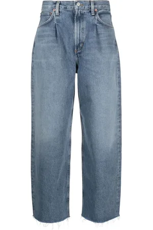 AGOLDE Dagna højtaljede jeans med lige ben