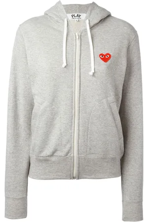 Comme des Garçons Hættetrøje med broderet logo