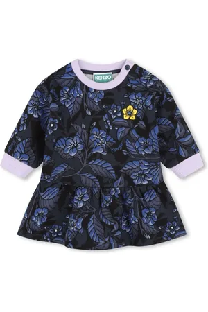 Kenzo Kjole med blomstertryk