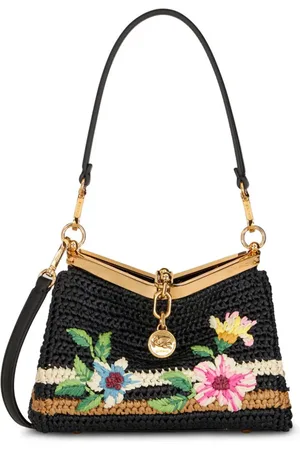 Etro Vela crossbody-taske med blomsterbroderi