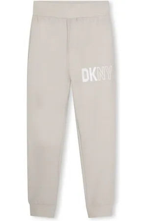 DKNY Joggingbukser i jersey med logotryk