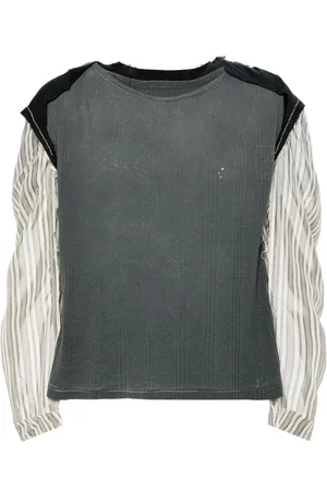 Maison Margiela Décortiqué T-shirt med patchwork