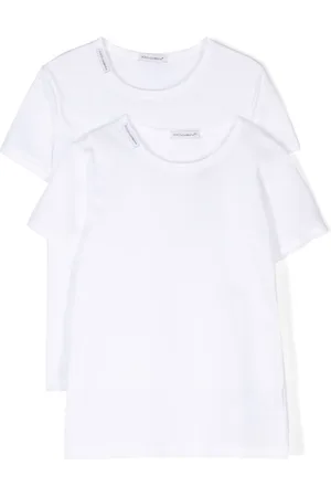 Dolce & Gabbana T-shirt i bomuld med logomærke (pakke med to)