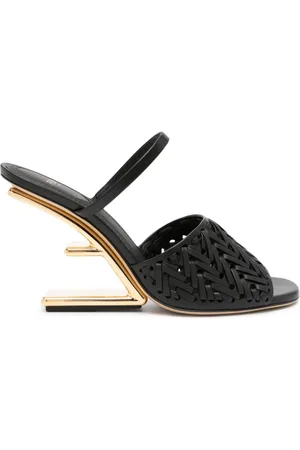 Fendi First 95mm lædersandaler