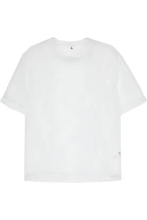 Patrizia Pepe Gennemsigtig organza-T-shirt