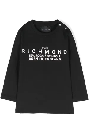 John Richmond T-shirt med logotryk