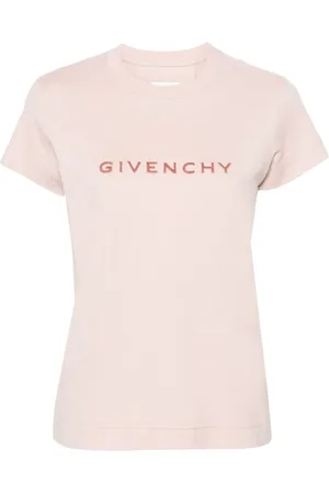 Givenchy T-shirt i flocktekstur med logo