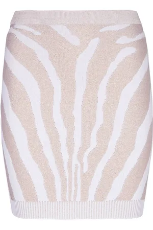 Balmain Kort nederdel med zebratryk