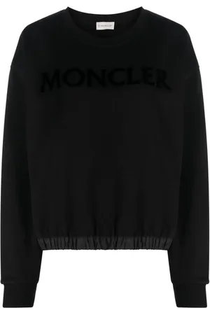 Moncler Sweatshirt med rund hals og logotryk