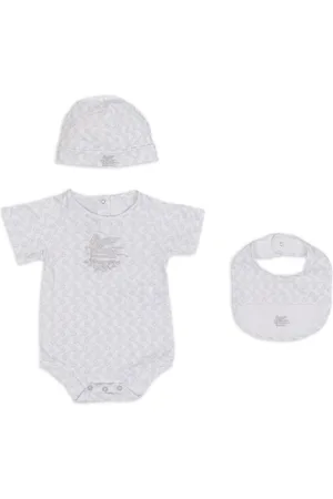 Etro Babydragt i jersey med paisleytryk (sæt med tre)