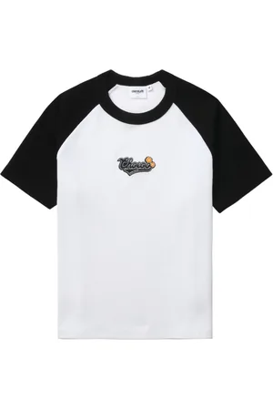 Chocoolate T-shirt med logo-applikation og raglanærmer