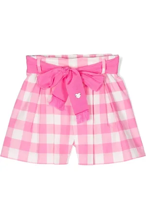 MONNALISA Gingham-ternede shorts