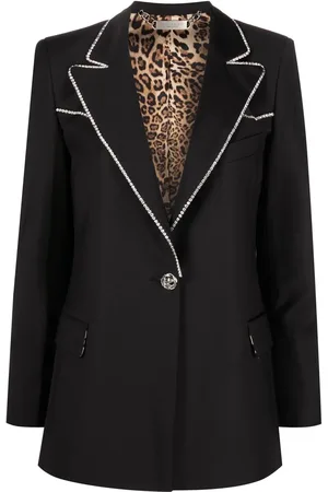 Philipp Plein Enkeltradet blazer med krystaludsmykning