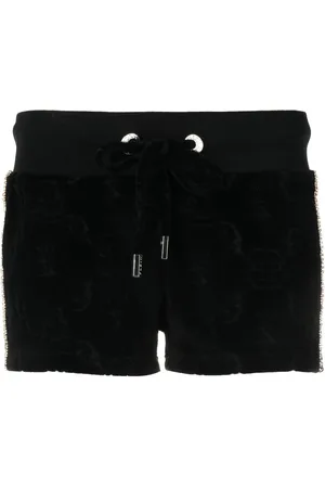 Philipp Plein Shorts med snoretræk og monogramtryk