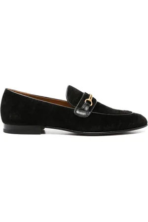Tom Ford Liam loafers i velour med kæde