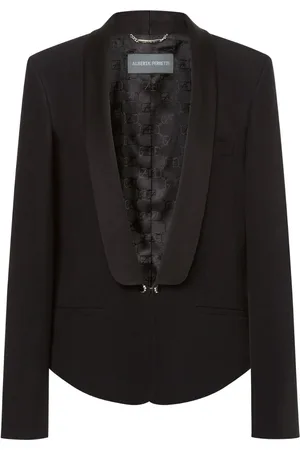 Alberta Ferretti Enver smoking-jakke i satin