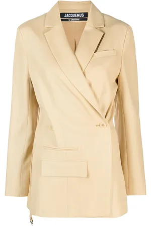 Jacquemus Le Veste Tibau blazer med krydsende detalje