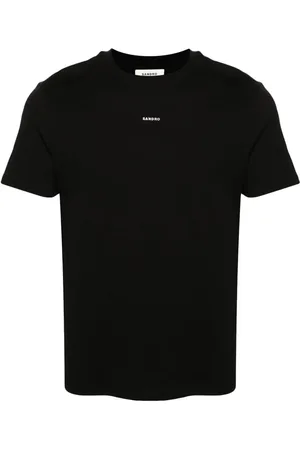 Sandro T-shirt med broderet logo