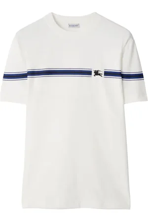Burberry T-shirt med stribedetalje