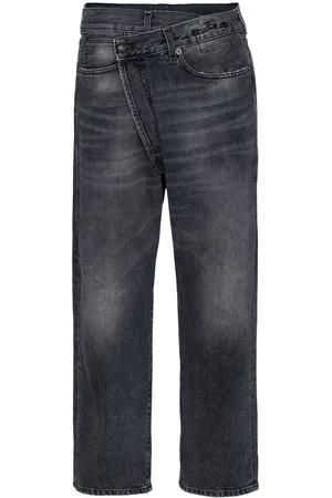 R13 Leyton-jeans med krydset front