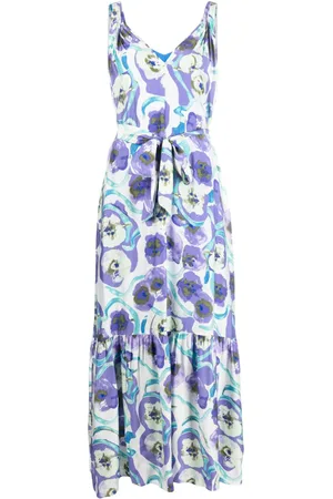 Diane von Furstenberg Jodie midi-kjole med blomstertryk