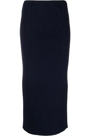 Alessandra Rich Kabelstrikket pencil-nederdel