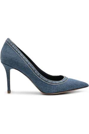 LE SILLA Eva 90mm pumps i denim