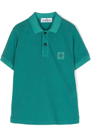 Stone Island Polotrøje med kompas-applikation