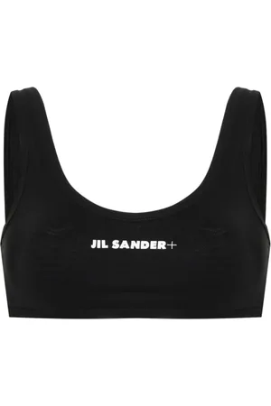 Jil Sander Bikinitop med logotryk