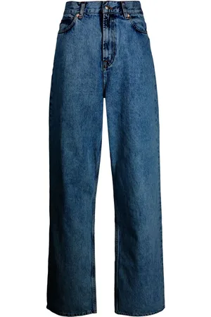 WARDROBE.NYC Jeans med lige ben og lav talje