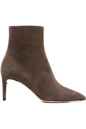 Salvatore Ferragamo Bootie ankelstøvler i ruskind
